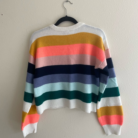 ‼️LAST CHANCE‼️ Kids Forever Cozy Happy Striped Sweater - Picture 4 of 4